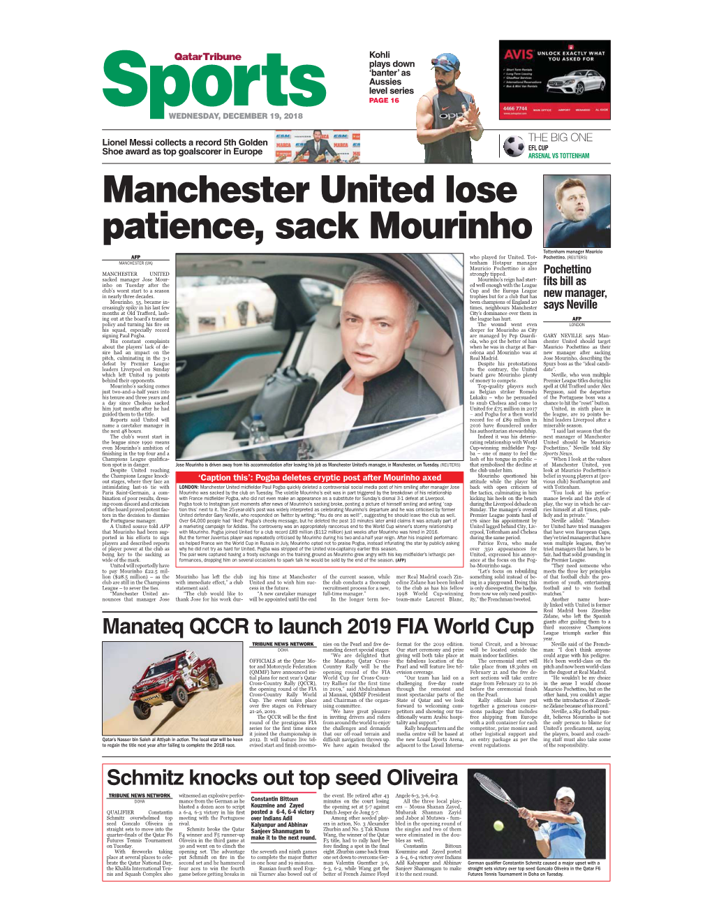 Manchester United Lose Patience, Sack Mourinho Tottenham Manager Mauricio AFP Who Played for United