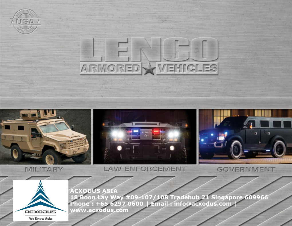Lenco Armored Vechicle