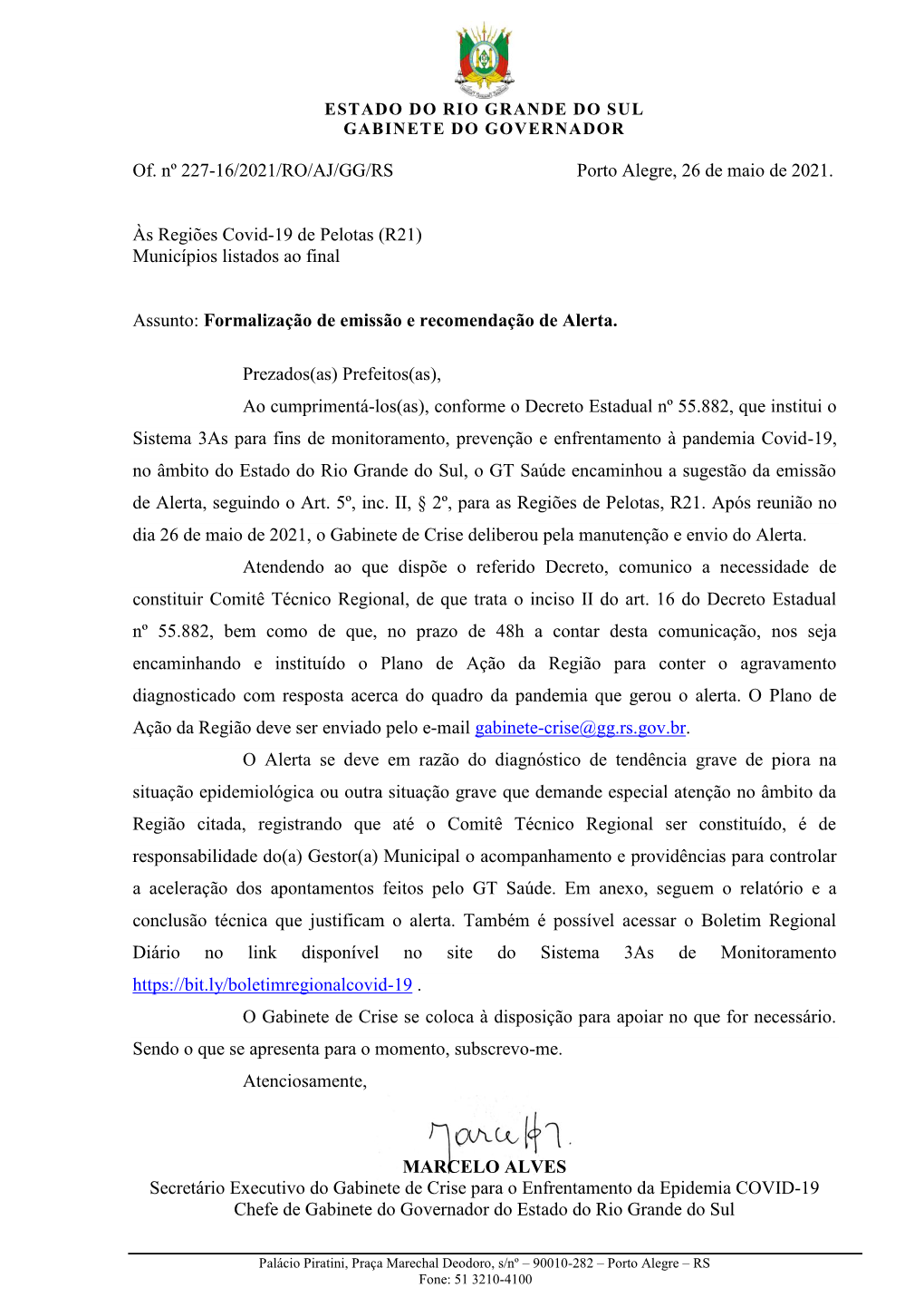 R21) Municípios Listados Ao Final