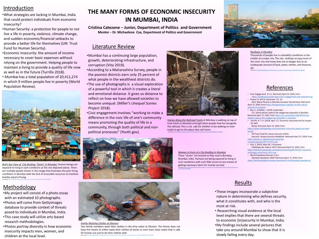 The Many Forms of Economic Insecurity in Mumbai, India