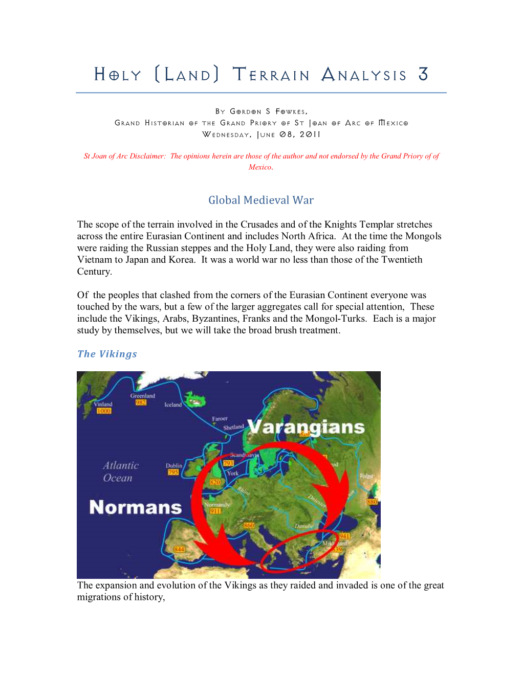 Holy (Land) Terrain Analysis 3