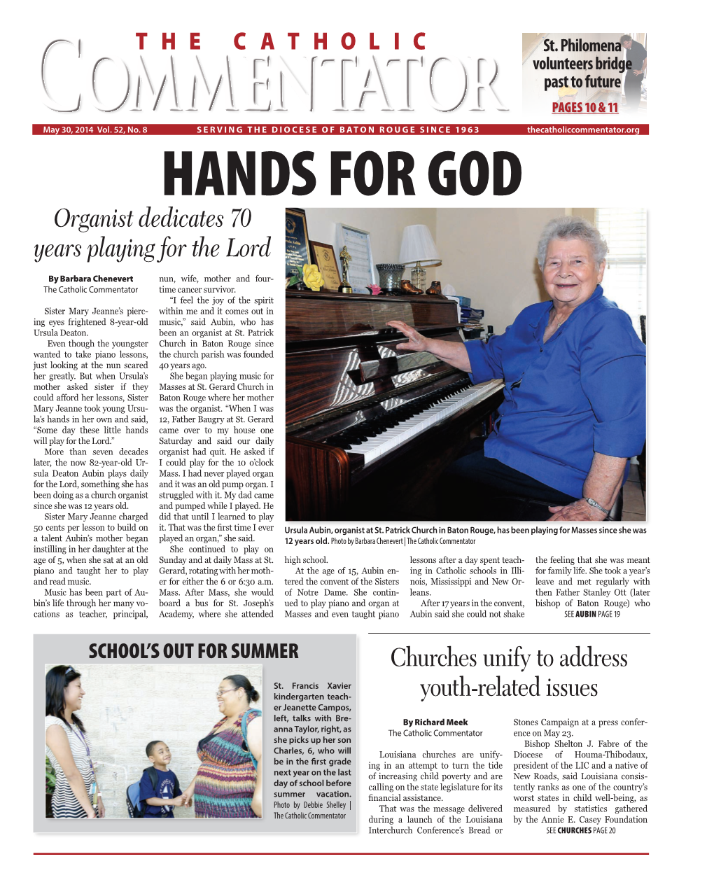 Organist Dedicates 70 Years Playing for the Lord Churches Unify To