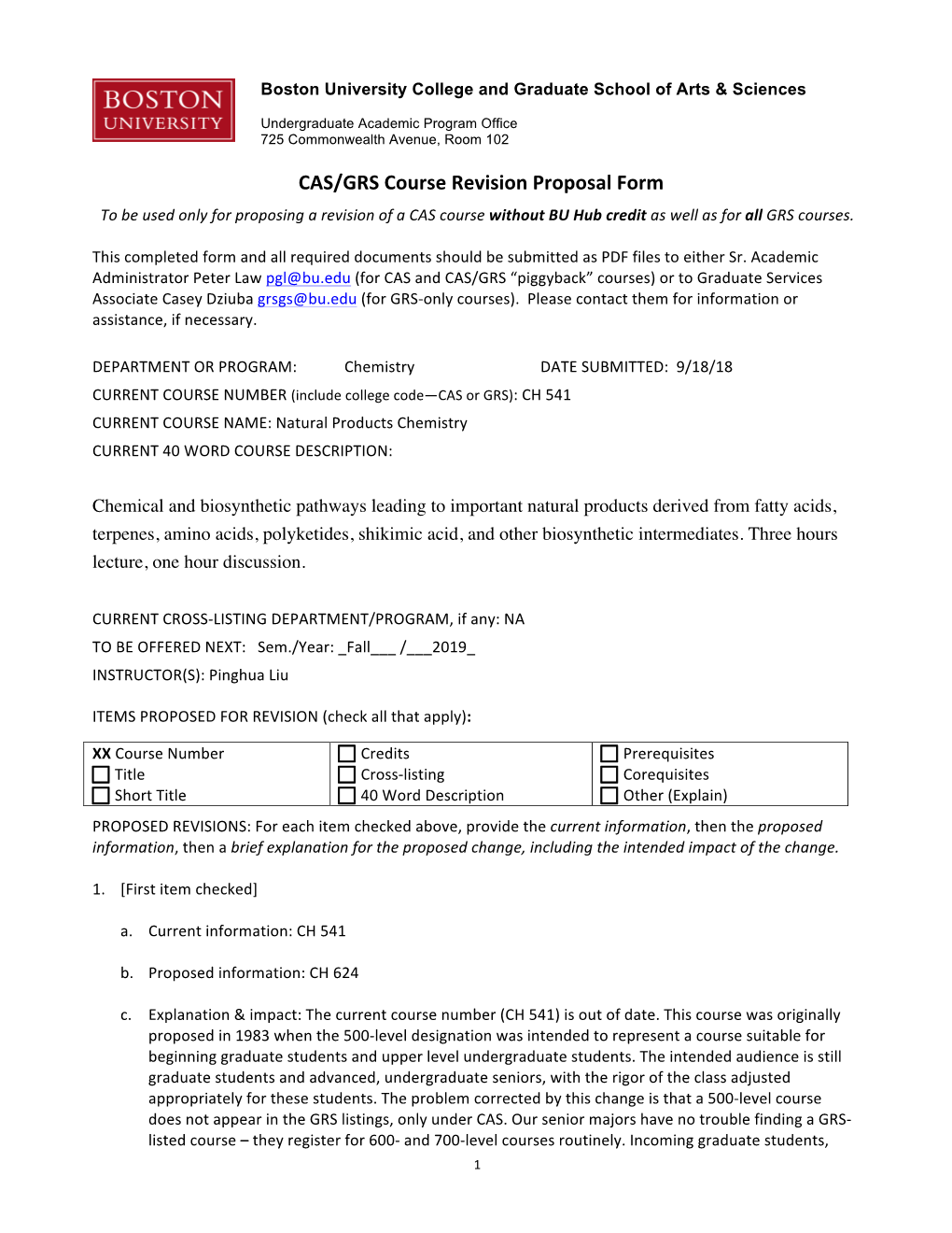 Course Revision Form 2017-2