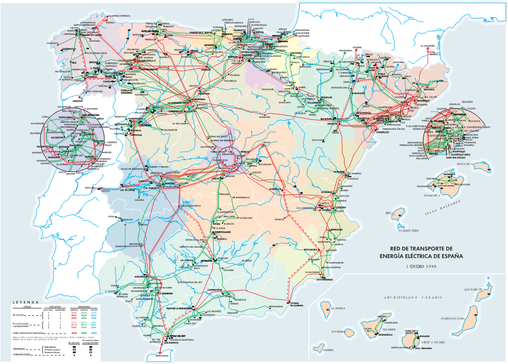 La Red El”Ctrica Operacišn