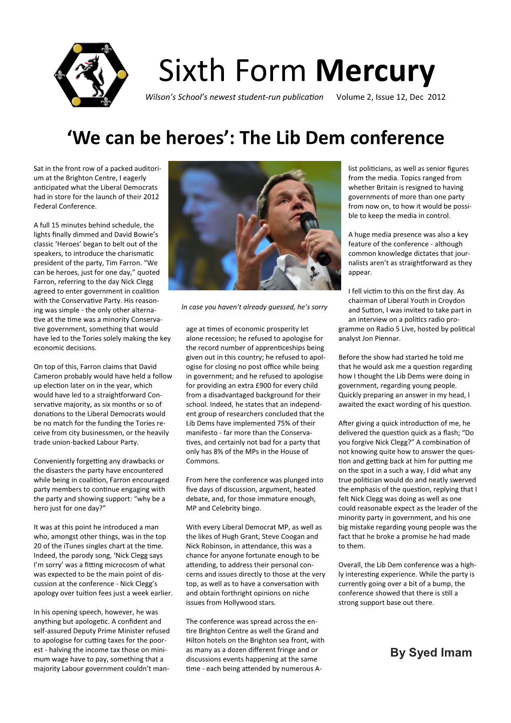 The Lib Dem Conference