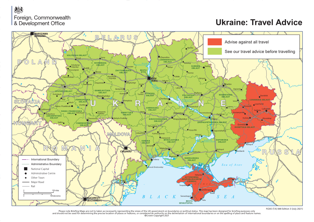 Ukraine: Travel Advice