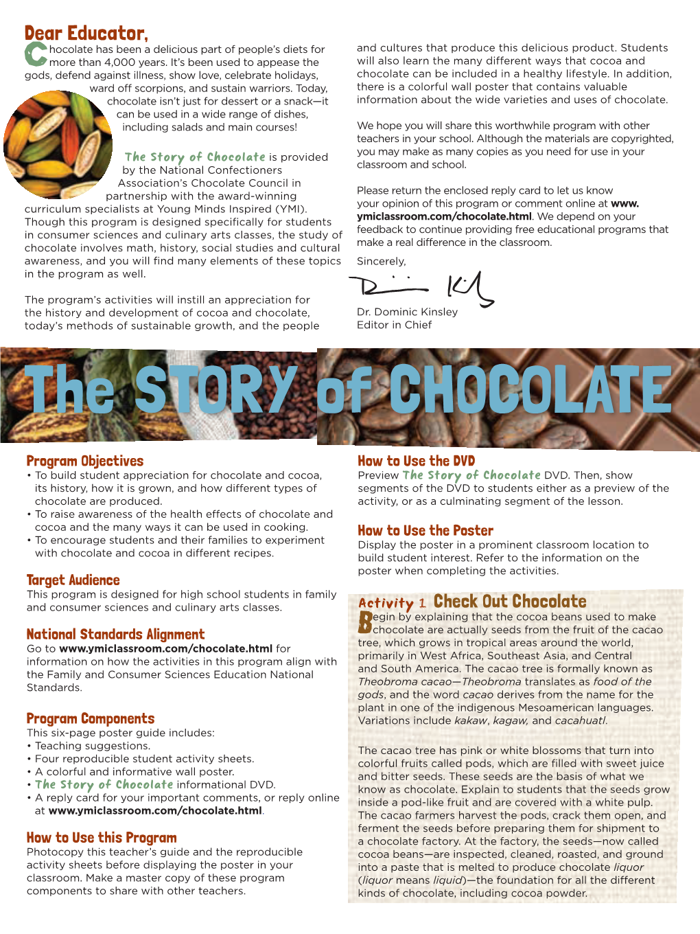 The Story of Chocolate Classroom and School