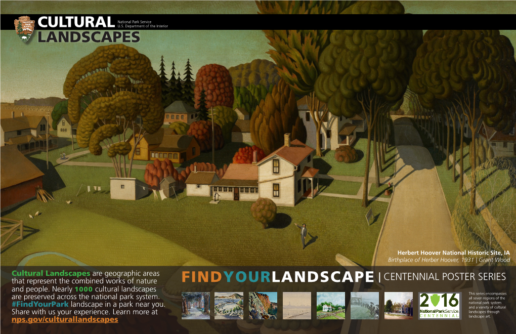 Cultural Landscapes Centennial Poster Series