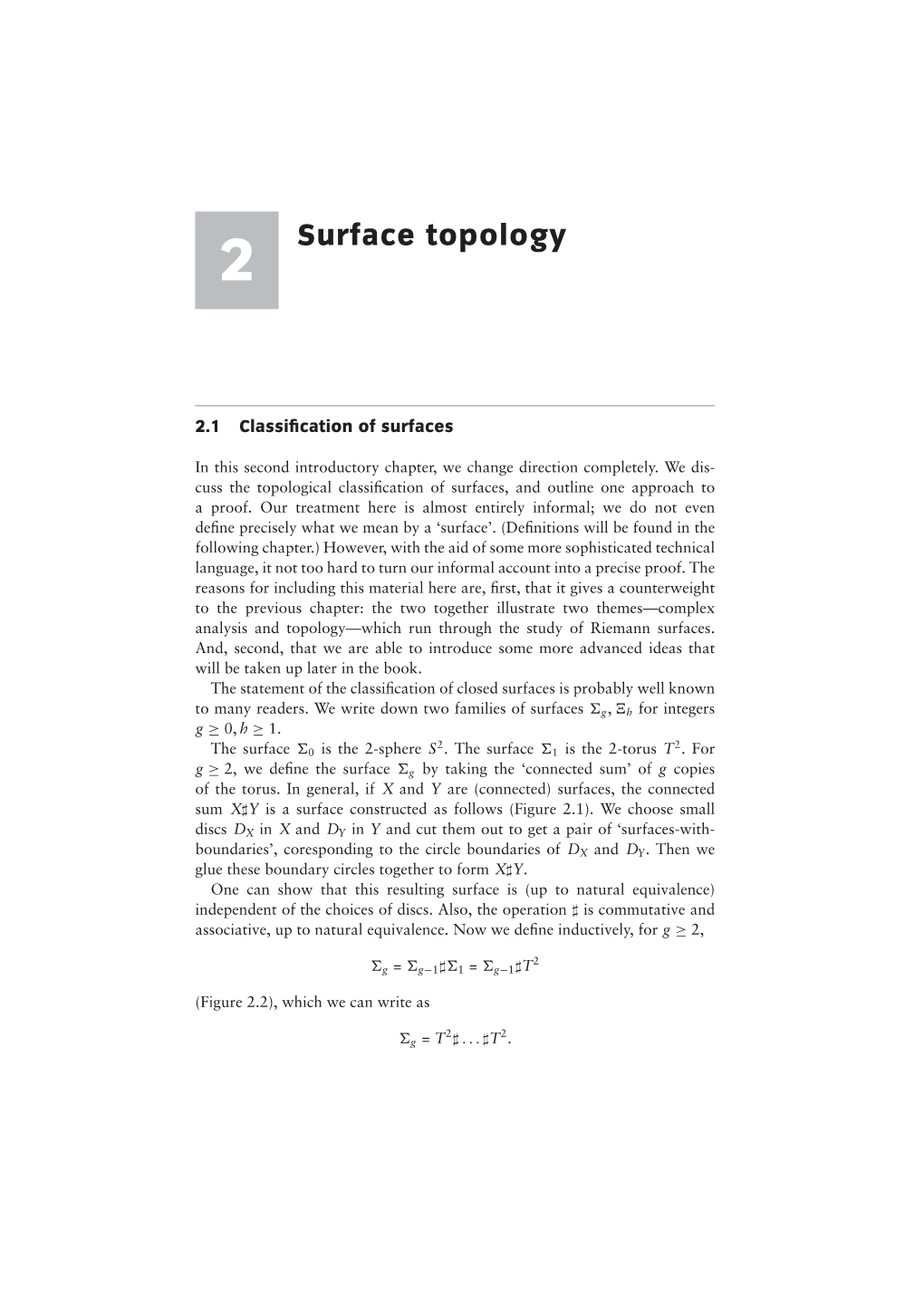 Surface Topology