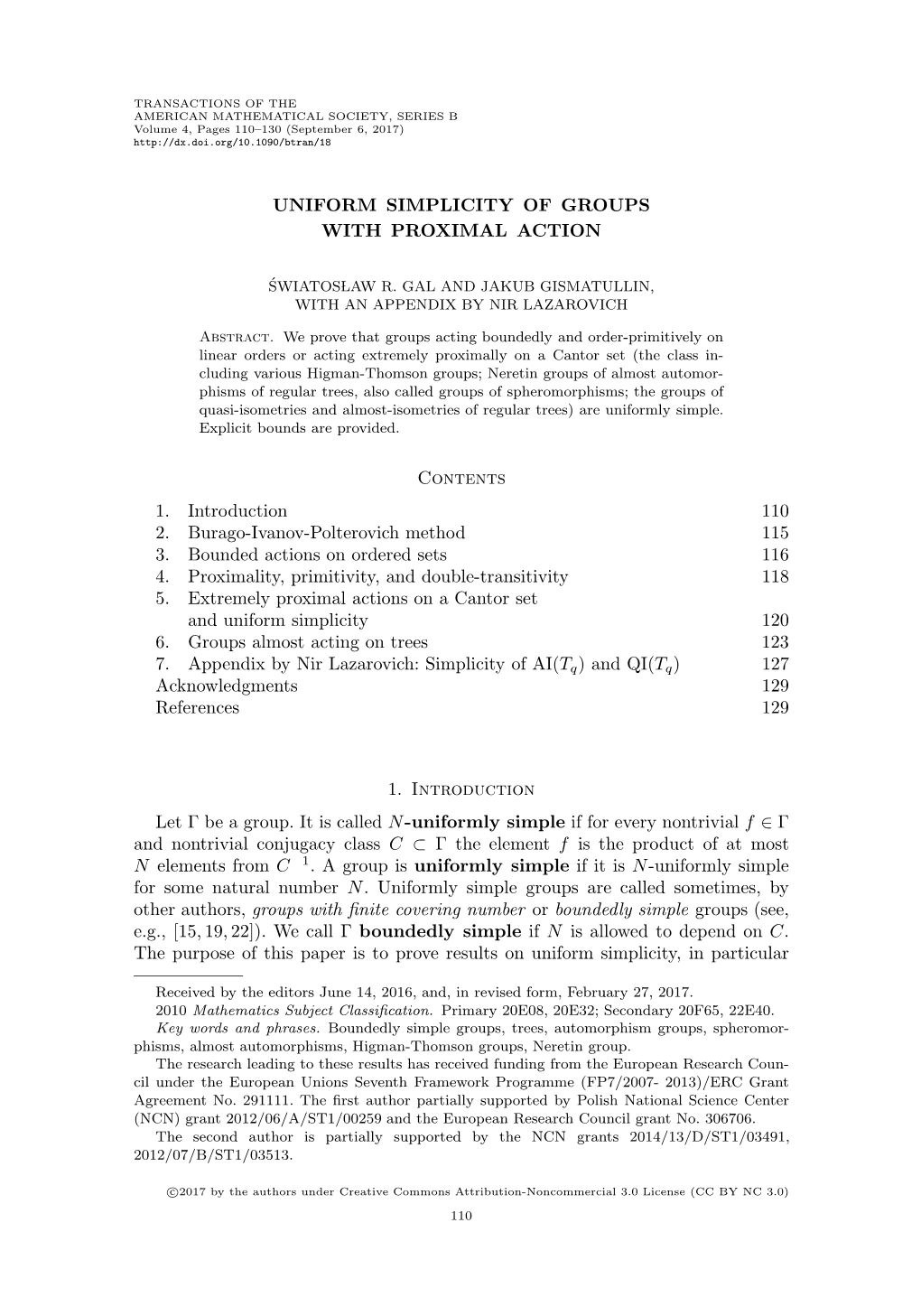 Uniform Simplicity of Groups with Proximal Action