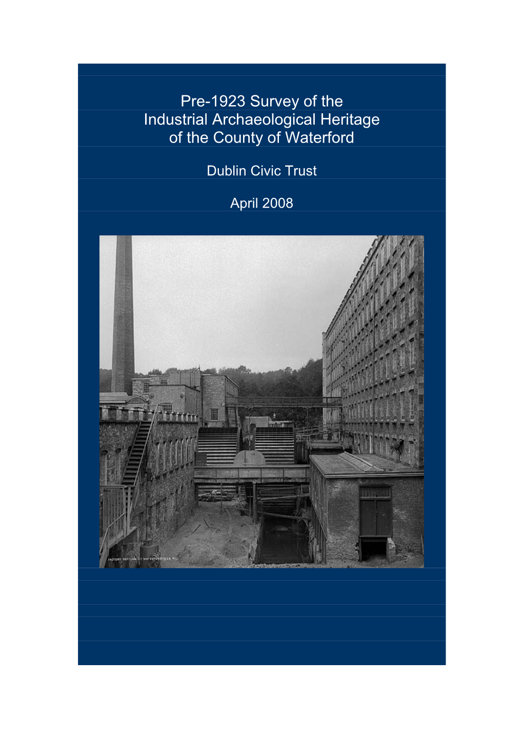 Waterford Industrial Archaeology Report