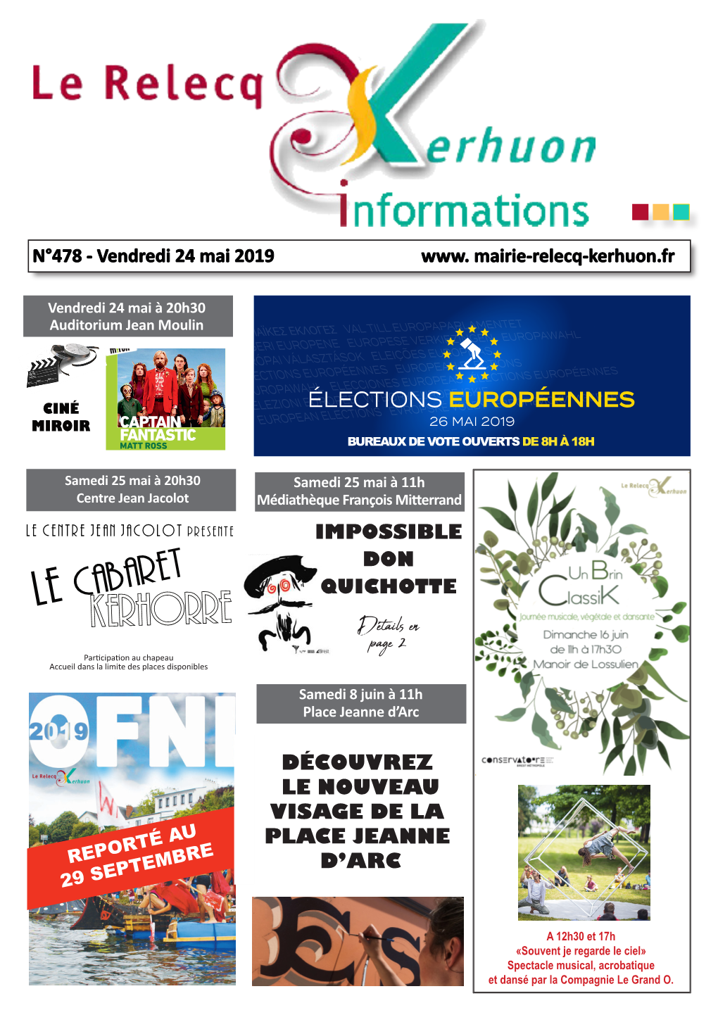 Le Relecq-Kerhuon Informations Du 24 Mai 2019