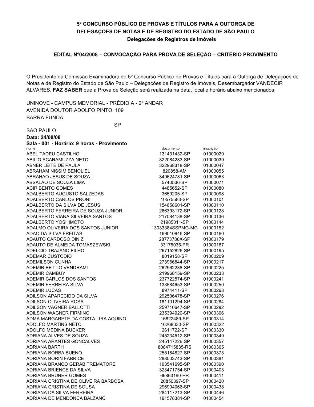 Uninove Campus Memorial Prédio a 2º Andar