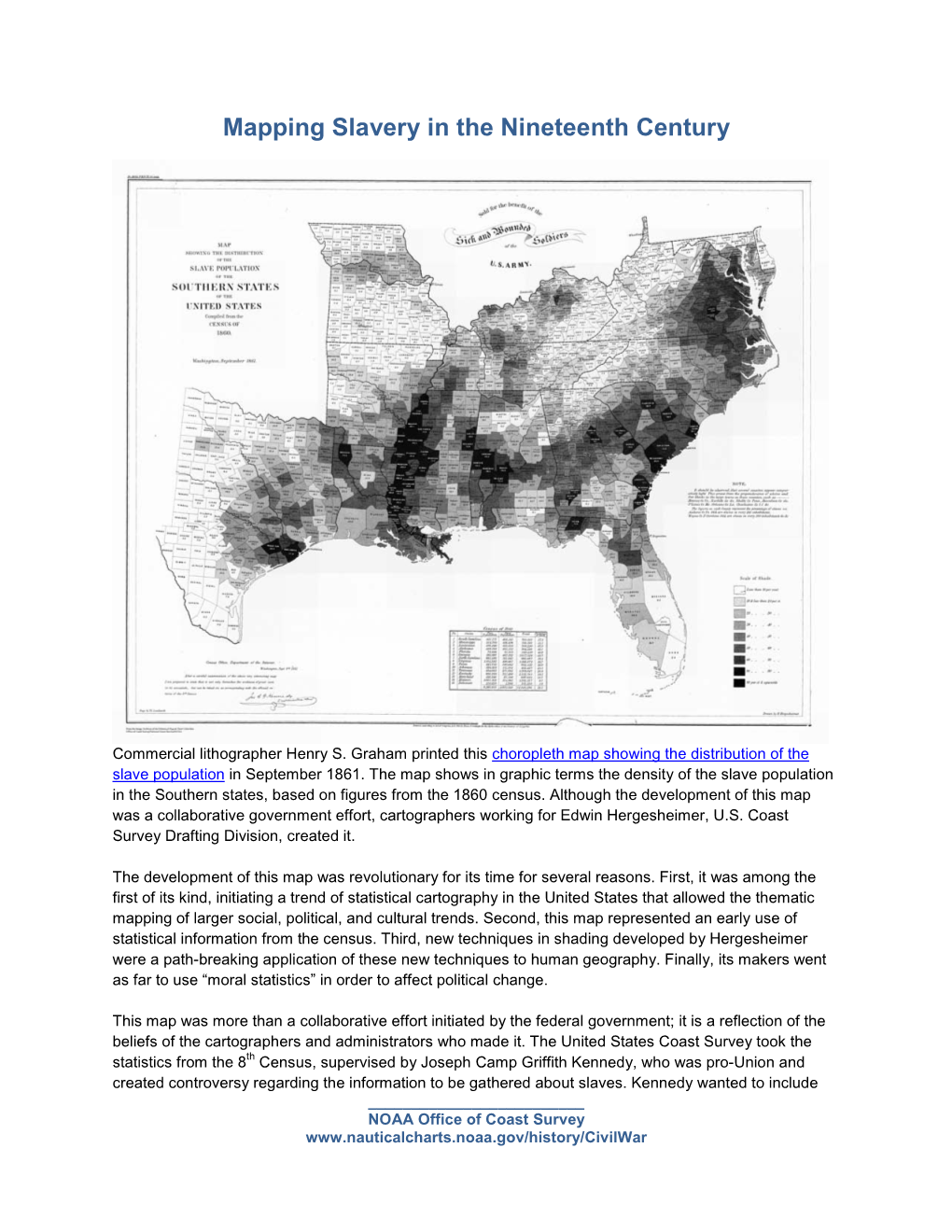 Mapping Slavery in the Nineteenth Century