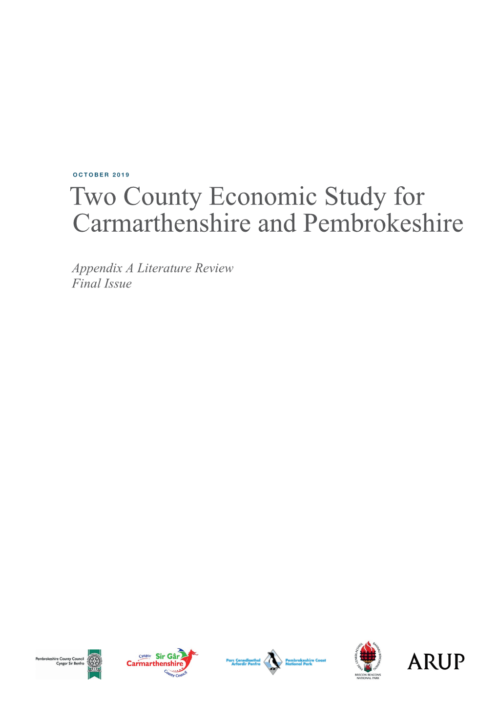 Two County Economic Study for Carmarthenshire and Pembrokeshire