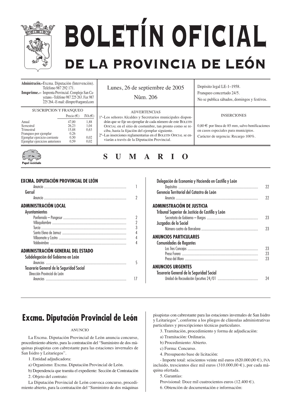 De La Provincia De León