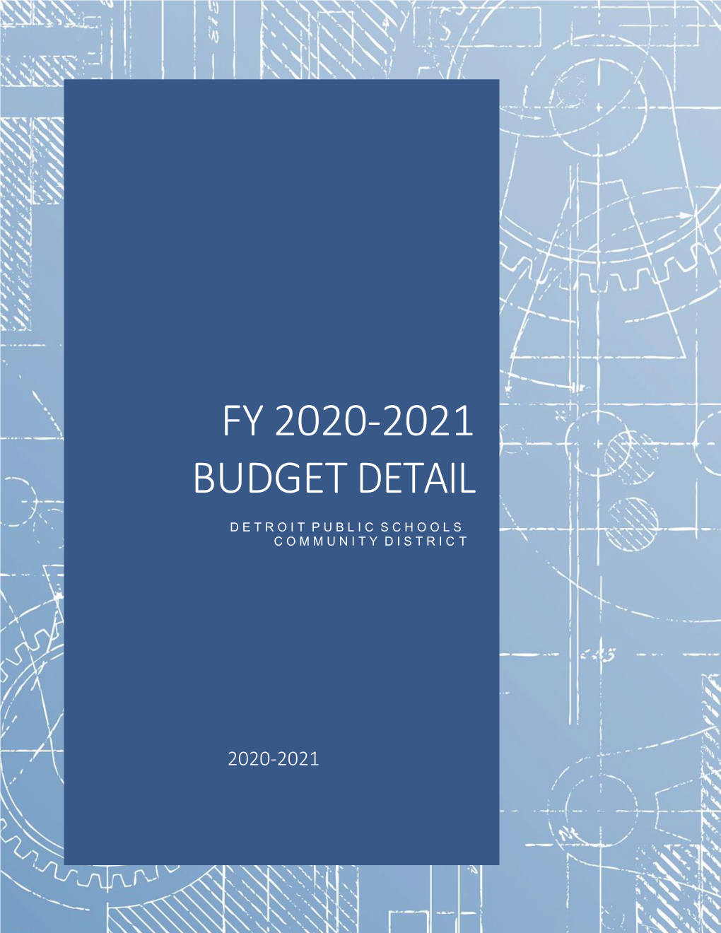 Fy 2020-2021 Budget Detail