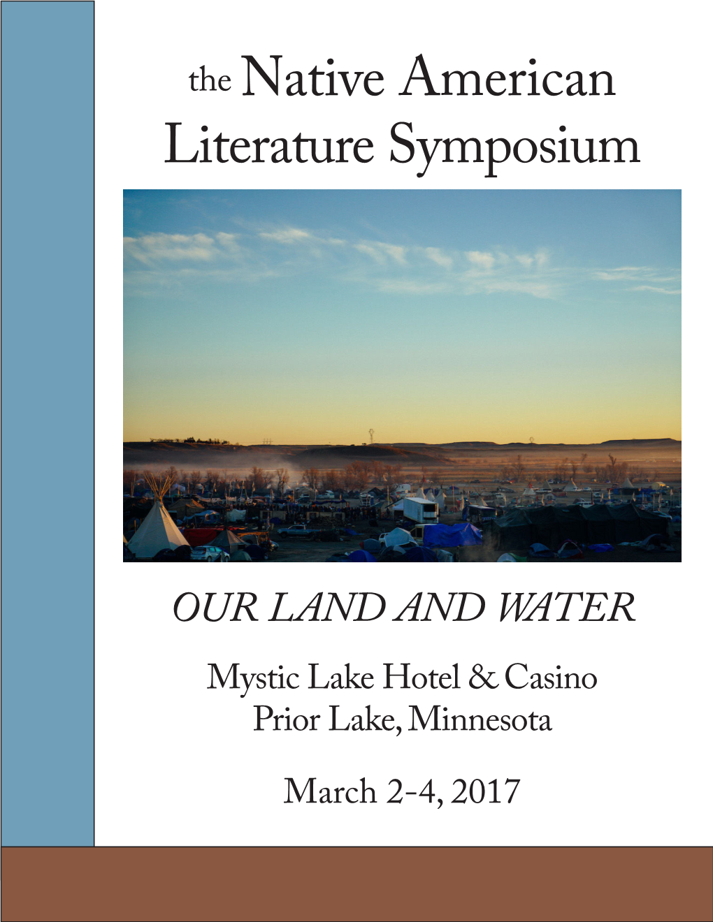 The Native American Literature Symposium