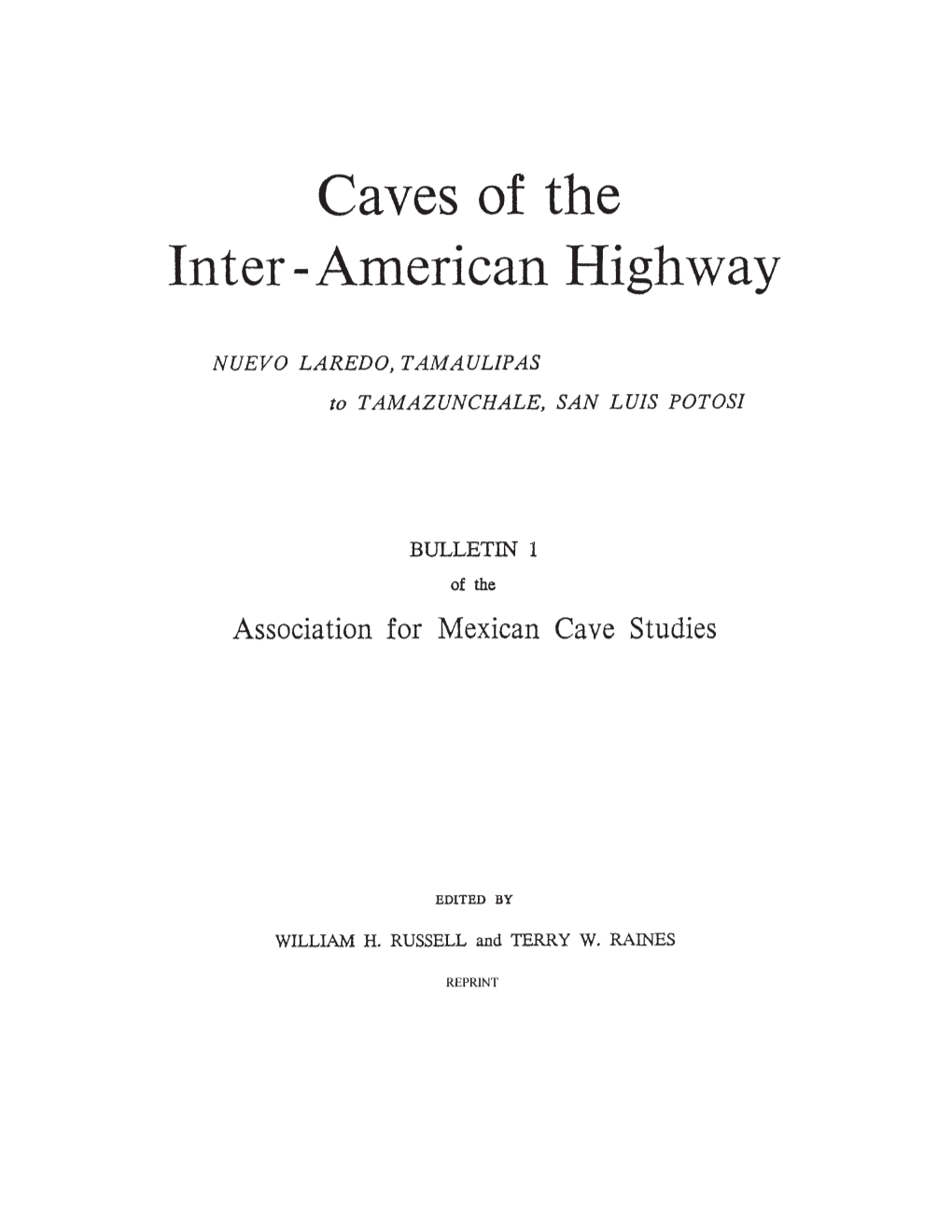 Inter -American Highway