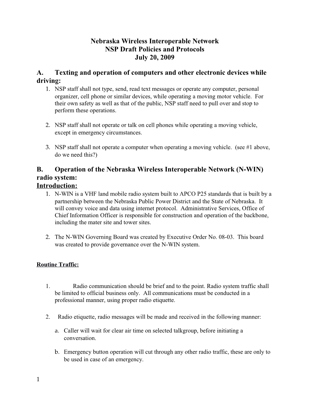 Nebraska Wireless Interoperable Network