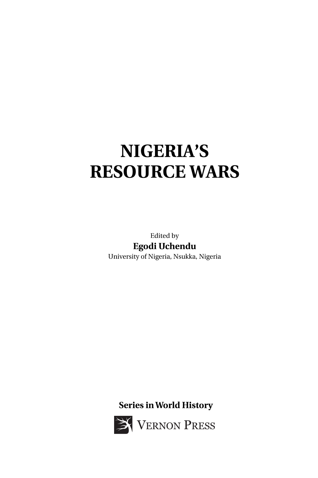 Nigeria's Resource Wars