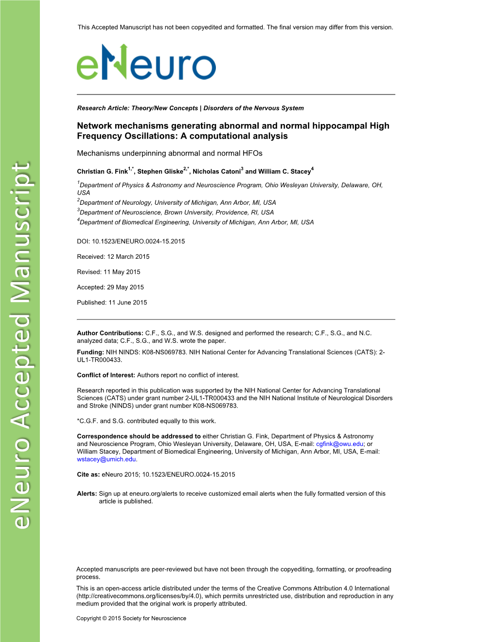 Network Mechanisms Generating Abnormal and Normal Hippocampal High Frequency Oscillations: a Computational Analysis