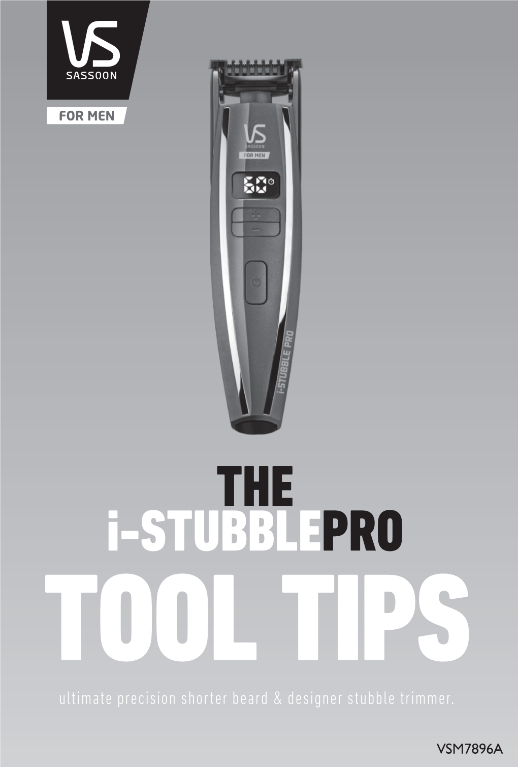 THE I-STUBBLEPRO TOOL TIPS Ultimate Precision Shorter Beard & Designer Stubble Trimmer