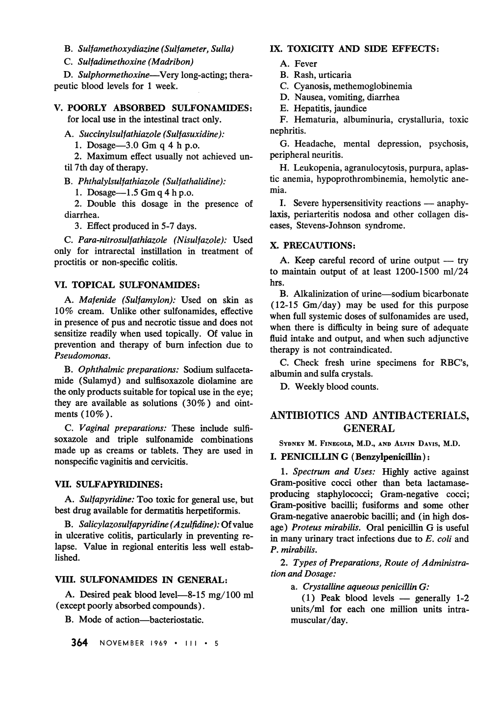 Antibiotics and Antibacterials, General