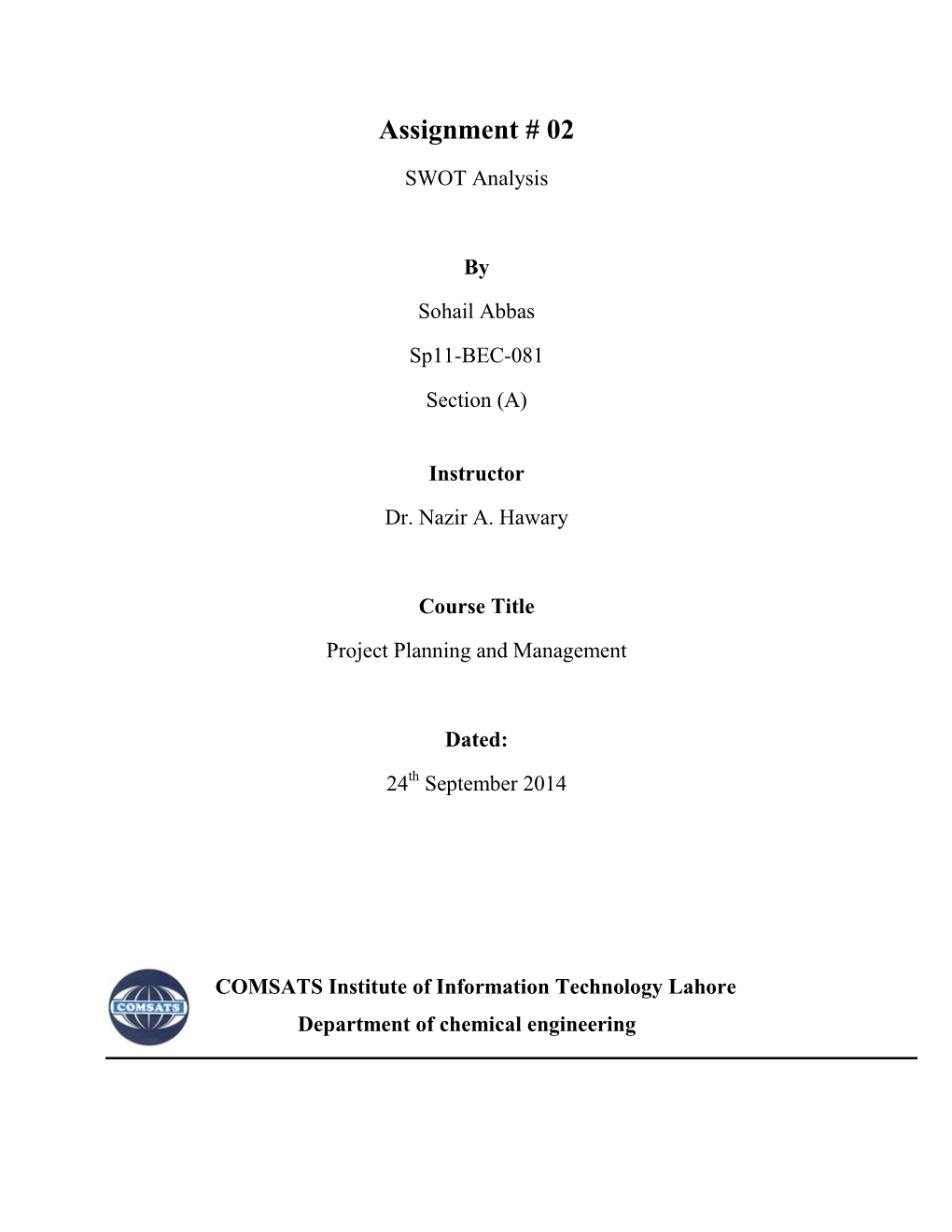 SWOT Analysis