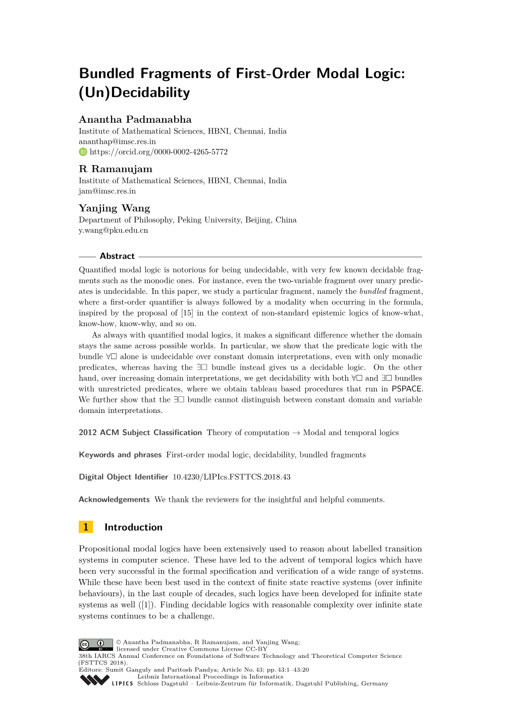 Bundled Fragments of First-Order Modal Logic: (Un)Decidability