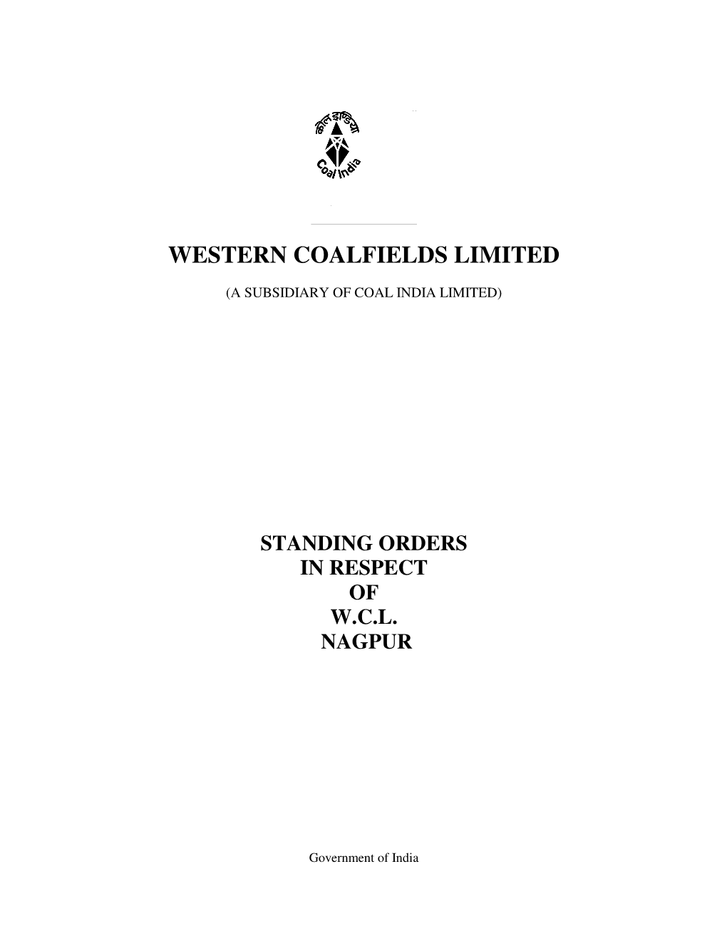 Western Coalfields Limited