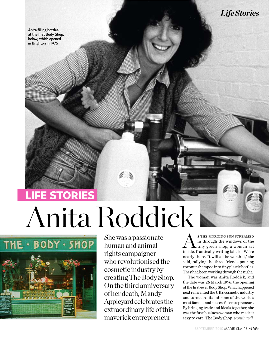 Anita Roddick