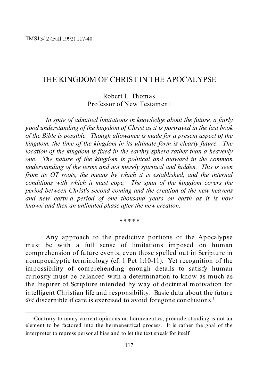 The Kingdom of Christ in the Apocalypse