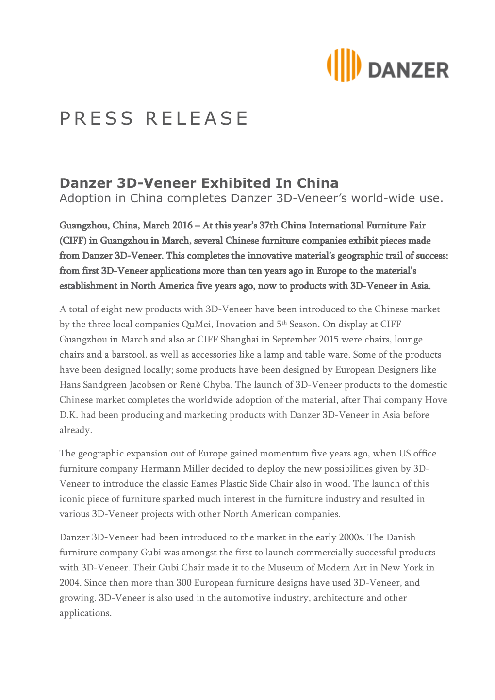 160330 PR 3D-Veneer China and World Website