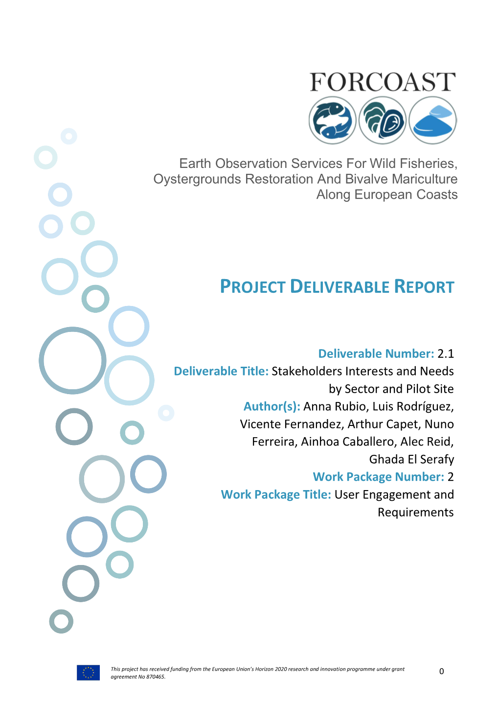 Project Deliverable Report