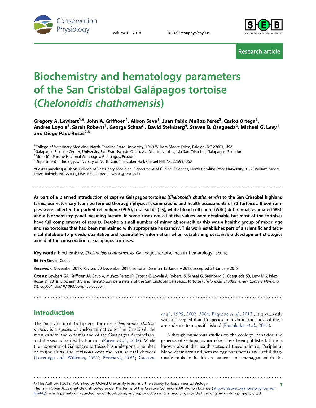 Chelonoidis Chathamensis)