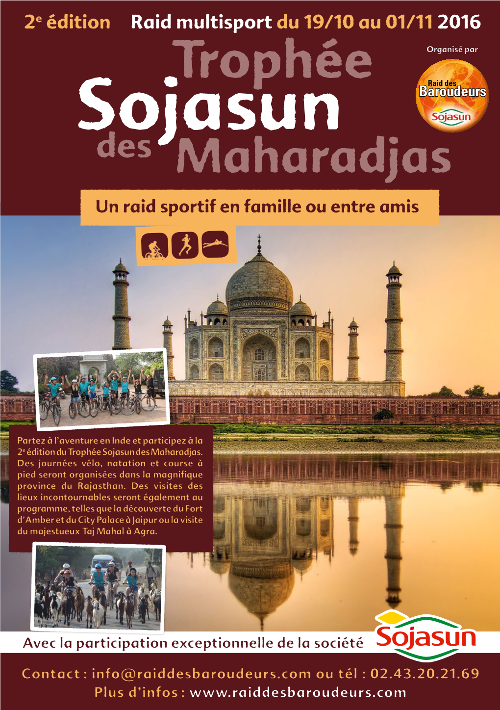 Sojasun Des Maharadjas Un Raid Sportif En Famille Ou Entre Amis