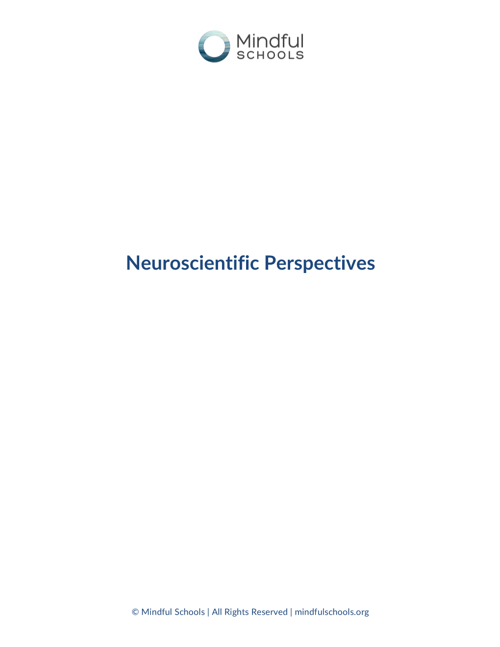 Neuroscientific Perspectives