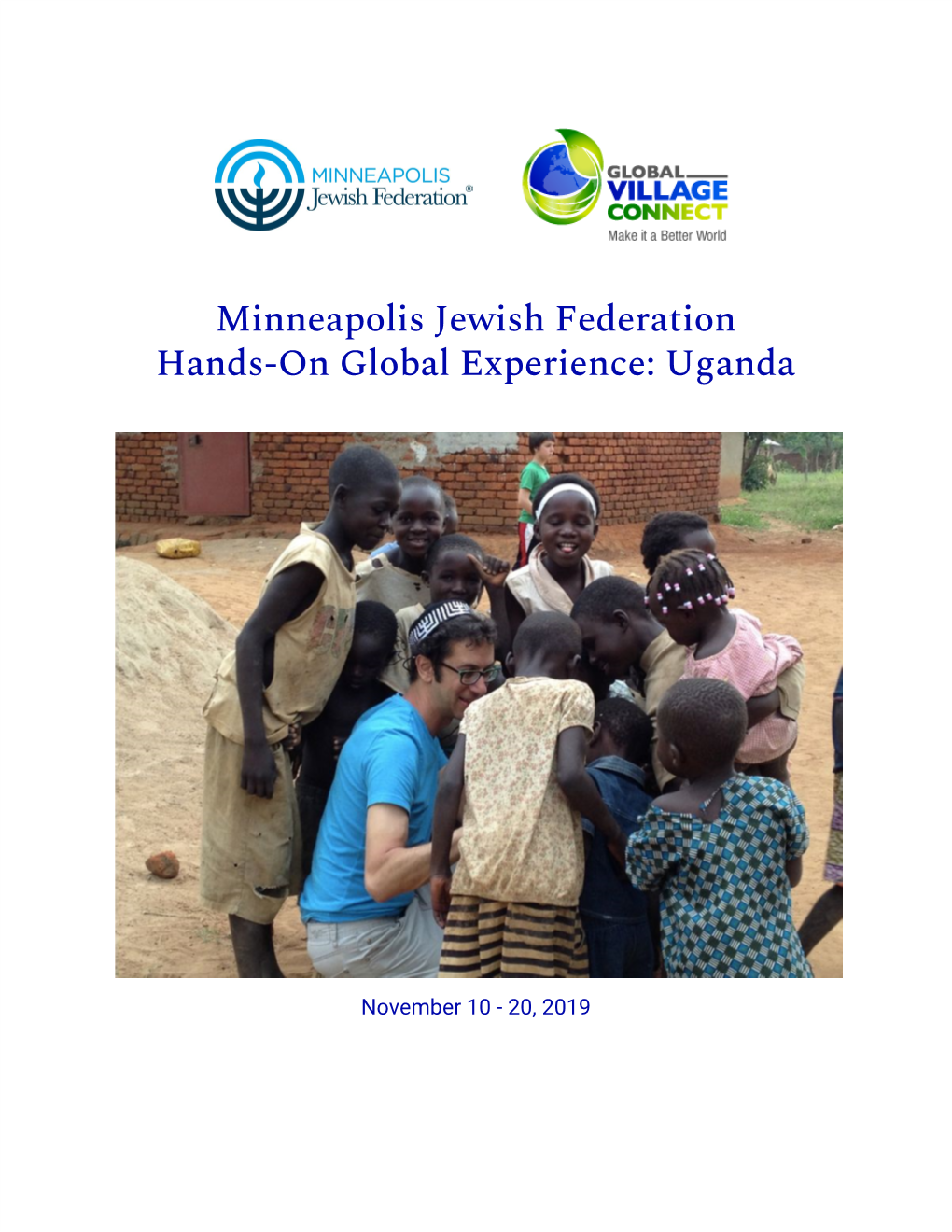 Minneapolis Jewish Federation Hands-On Global Experience: Uganda