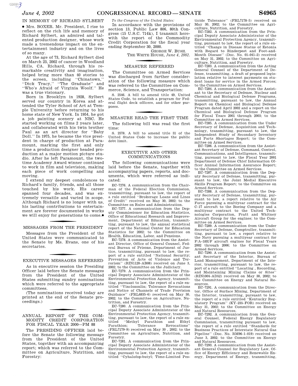 Congressional Record—Senate S4965