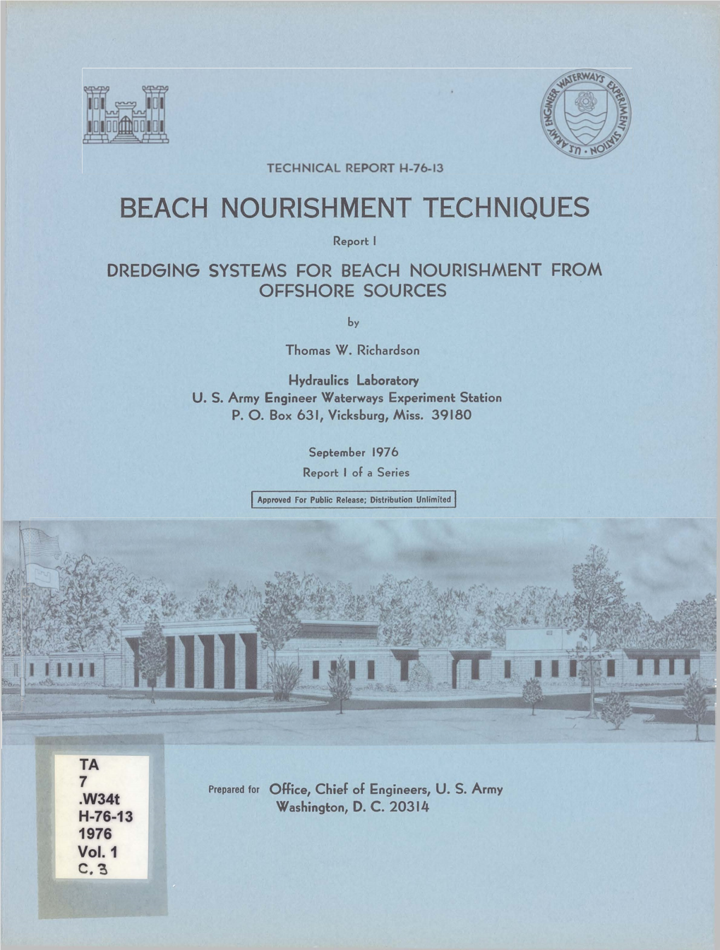 Beach Nourishment Techniques: Report 1: Dredging Systems For