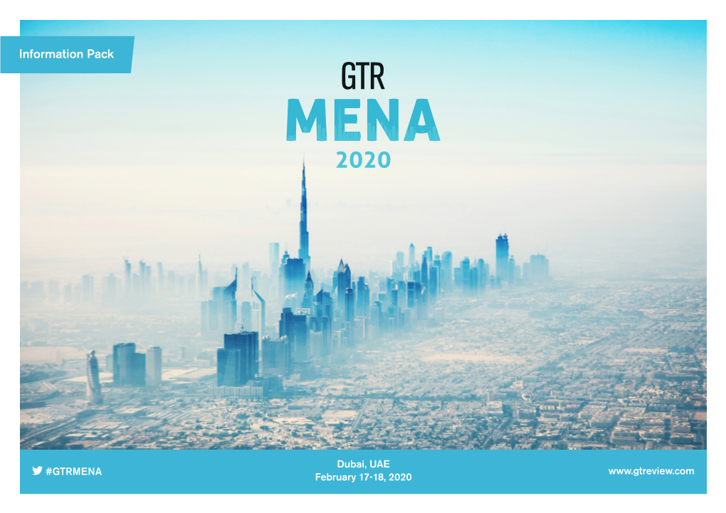 Dubai, UAE February 17-18, 2020 #GTRMENA