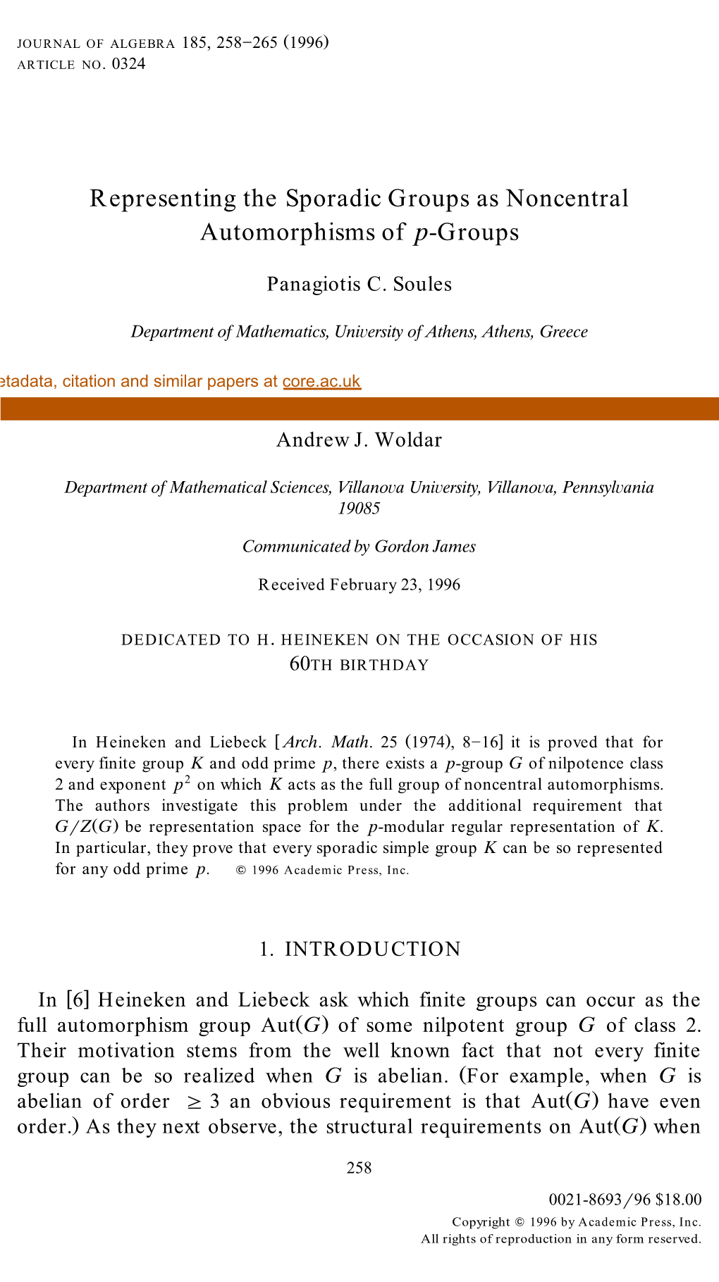 Representing the Sporadic Groups As Noncentral Automorphisms of P-Groups