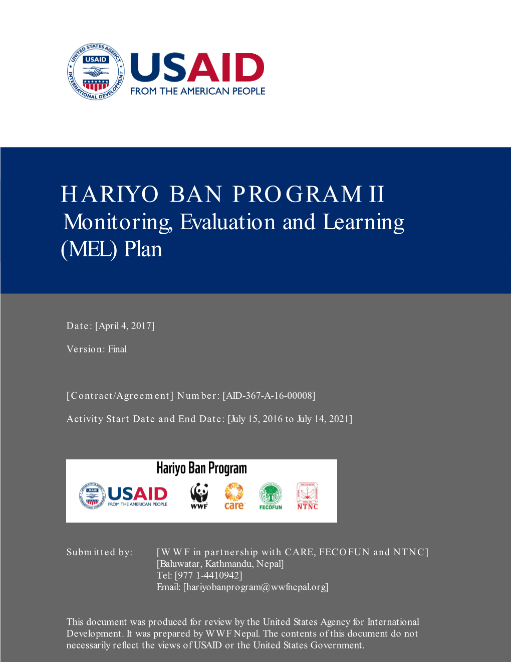 Hariyo Ban Program Ii