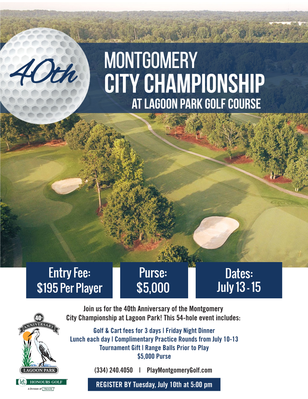 CITY CHAMPIONSHIP at Lagoon Park Golf Course