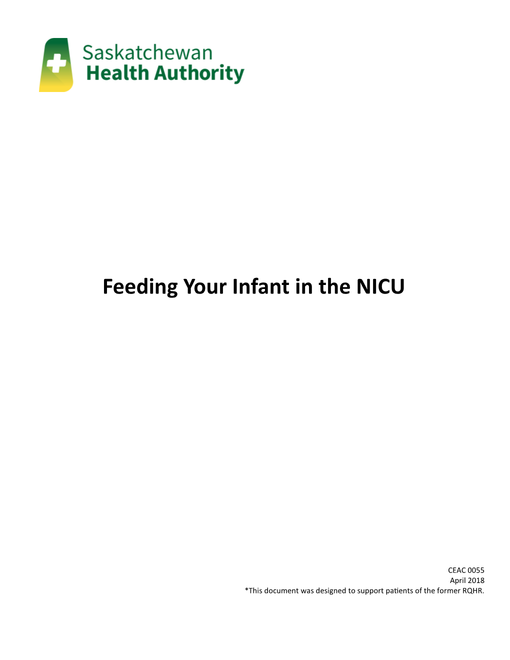 Feeding Your Infant in the NICU