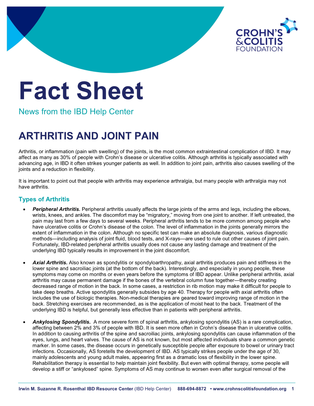 Arthritis and Joint Pain