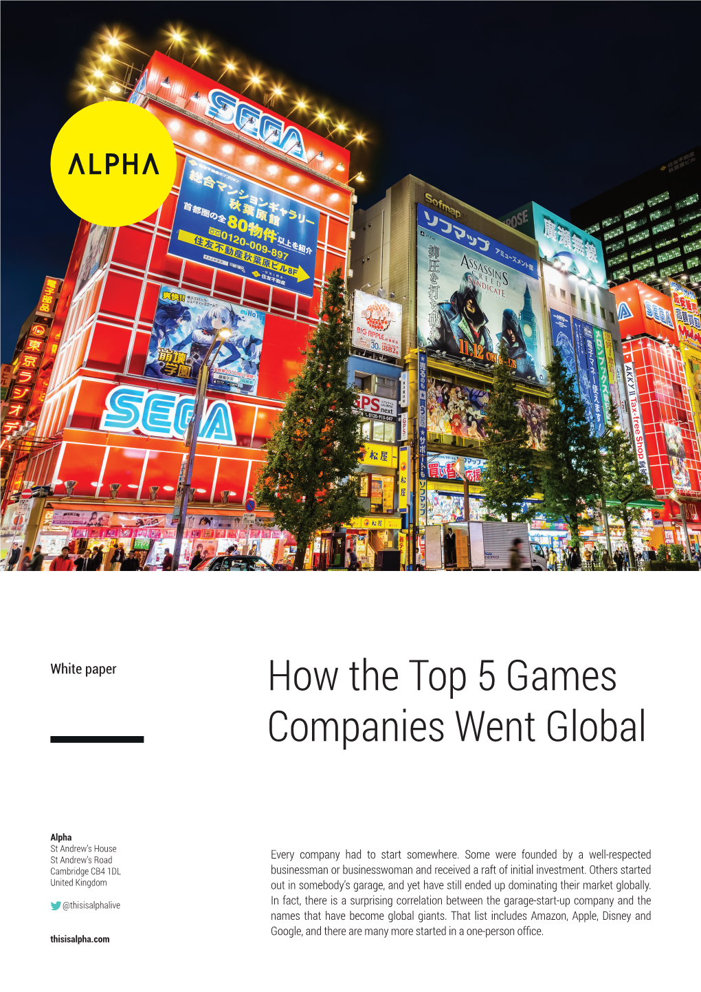 How the Top 5 Games Companies Went Global