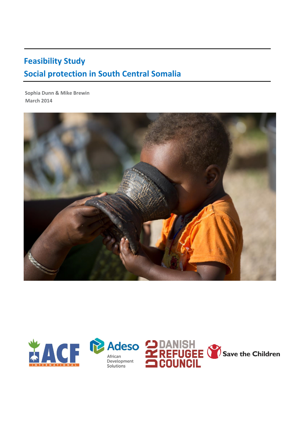 Feasibility Study Social Protection in South Central Somalia