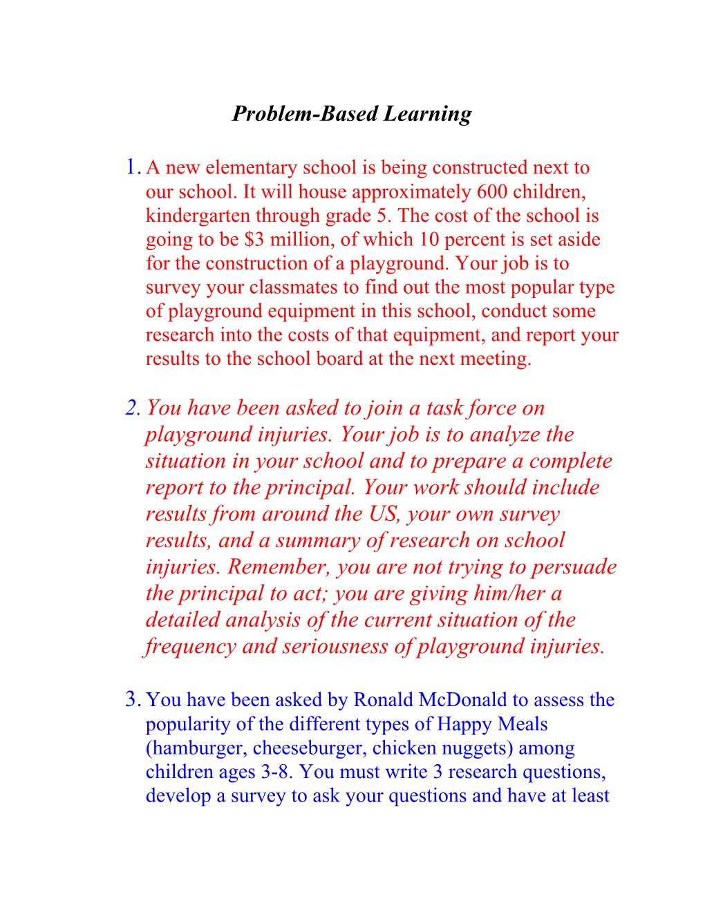 Problem-Based Learning s1